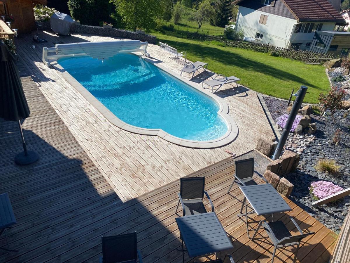 Le Chalet De La Deviniere, Bain Nordique Exterieur Chauffe Xonrupt-Longemer Zewnętrze zdjęcie